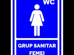 Semn de grup sanitar femei